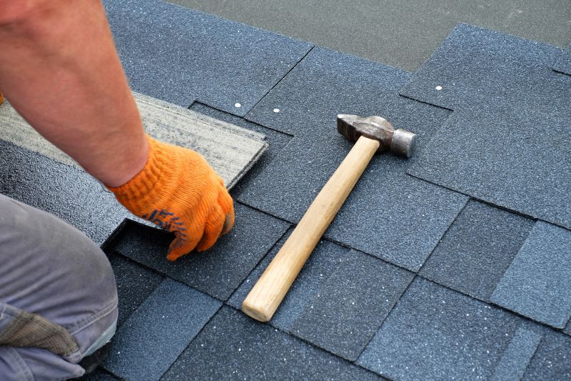 Repaired Asphalt Shingles